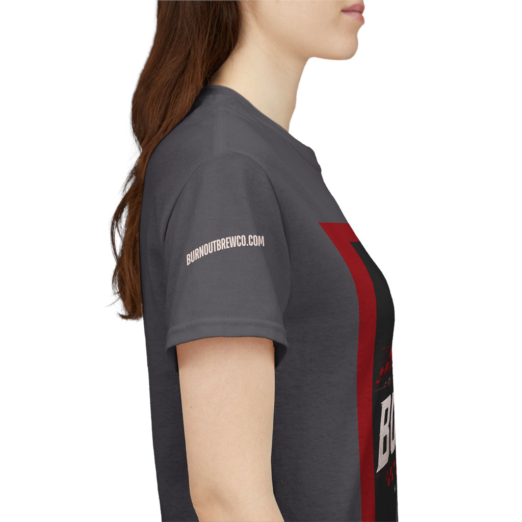High Octane Coffee T-Shirt — Burnout Brew Co. Logo Tee