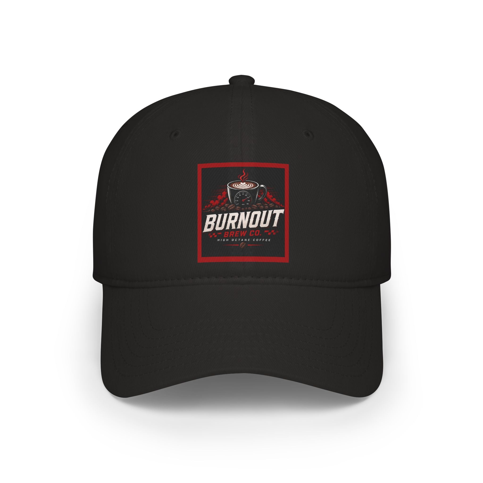 Burnout Racing Logo Cap — Low Profile Baseball Hat