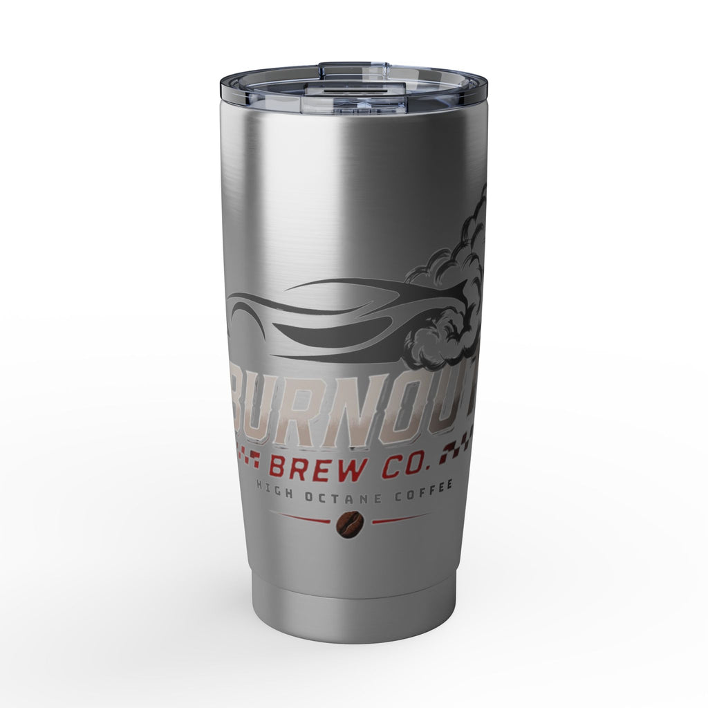 Burnout 20oz Tumbler — Stainless Travel Mug with Burnout Brew Co. Logo