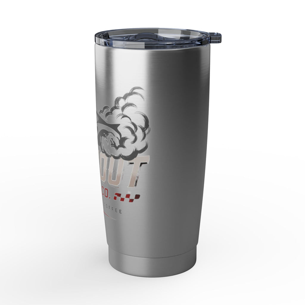 Burnout 20oz Tumbler — Stainless Travel Mug with Burnout Brew Co. Logo