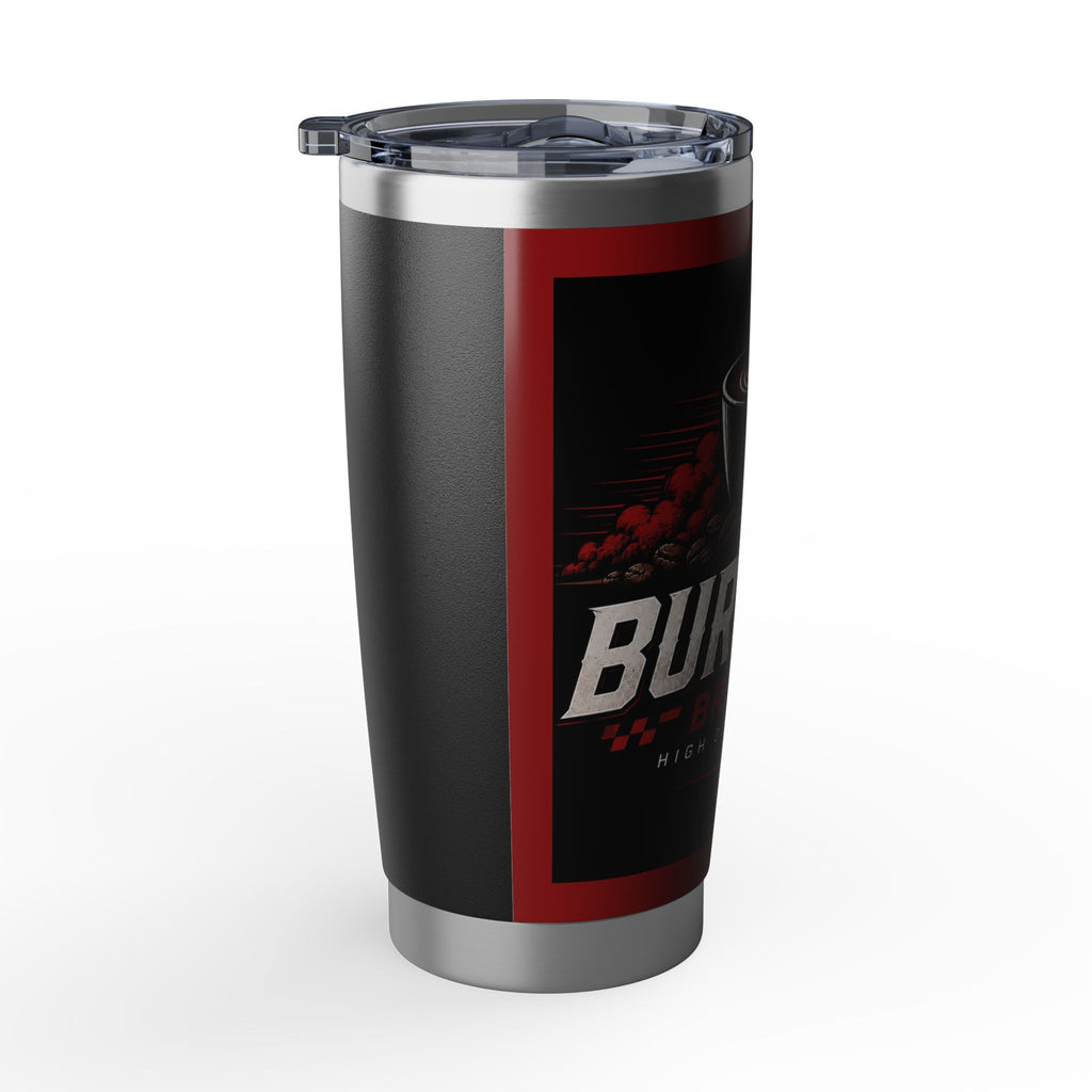 Coffee Tumbler — "Burnout Brew Co." Insulated 20oz Travel Mug