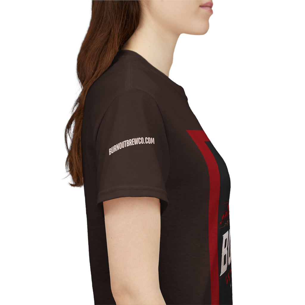 High Octane Coffee T-Shirt — Burnout Brew Co. Logo Tee