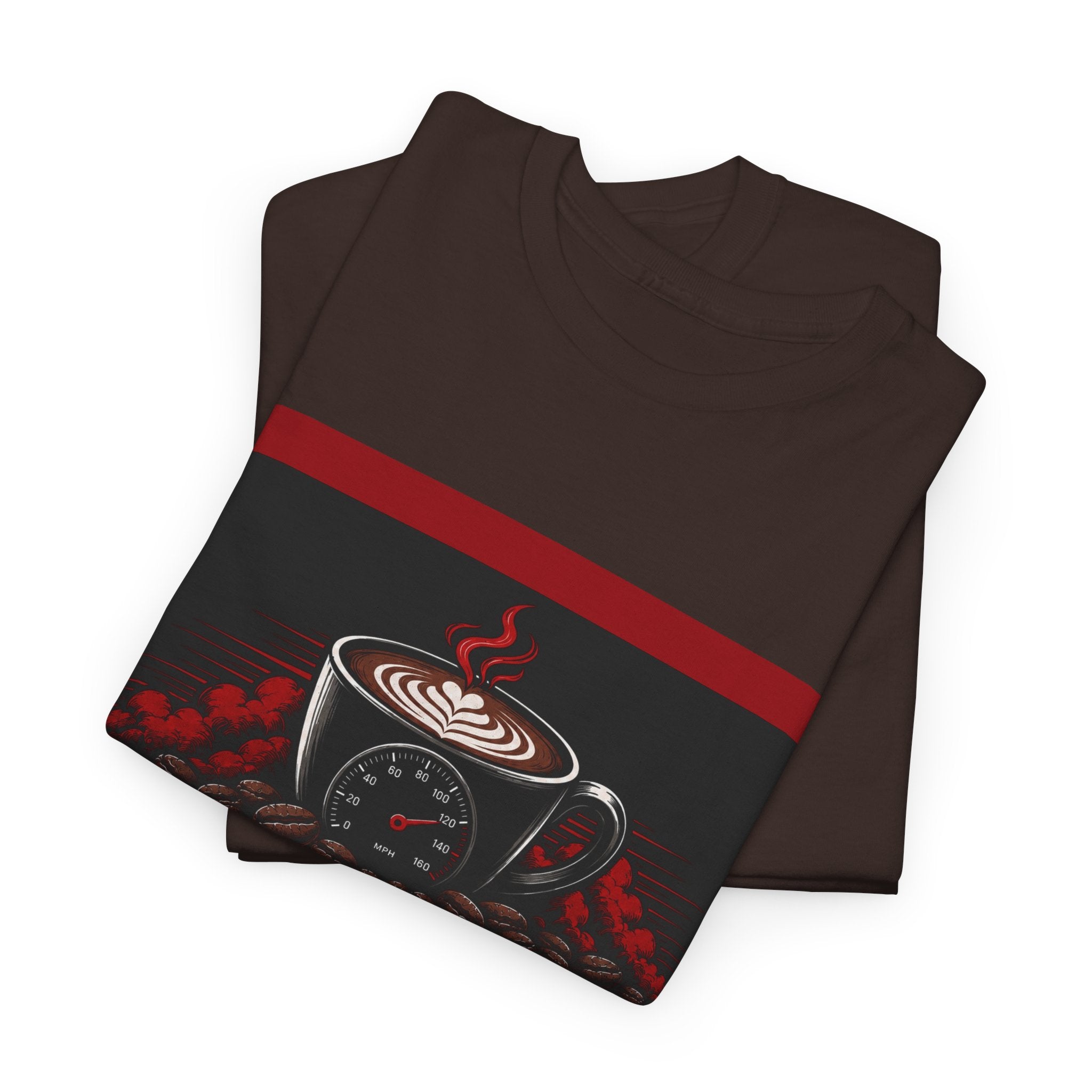 High Octane Coffee T-Shirt — Burnout Brew Co. Logo Tee