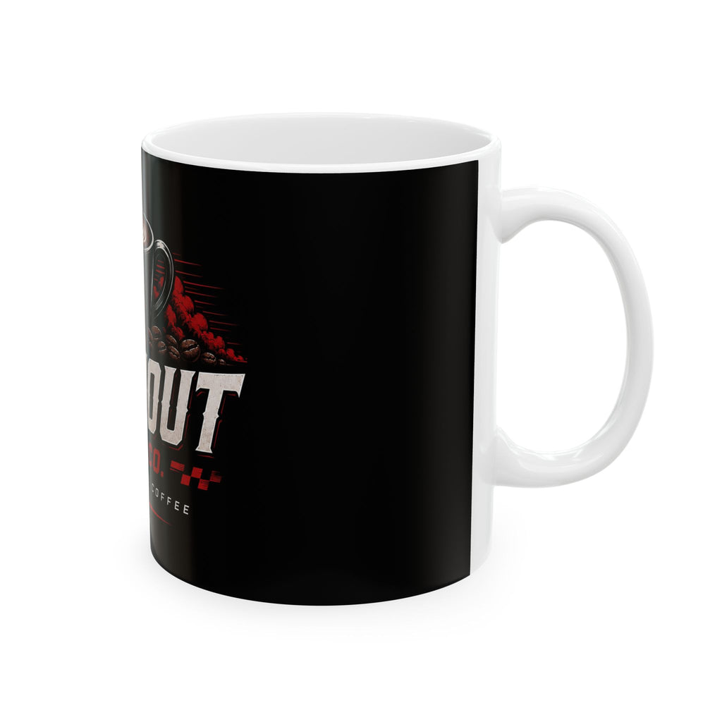 Ceramic Mug Black - "Burnout Brew Co." (11oz/15oz)