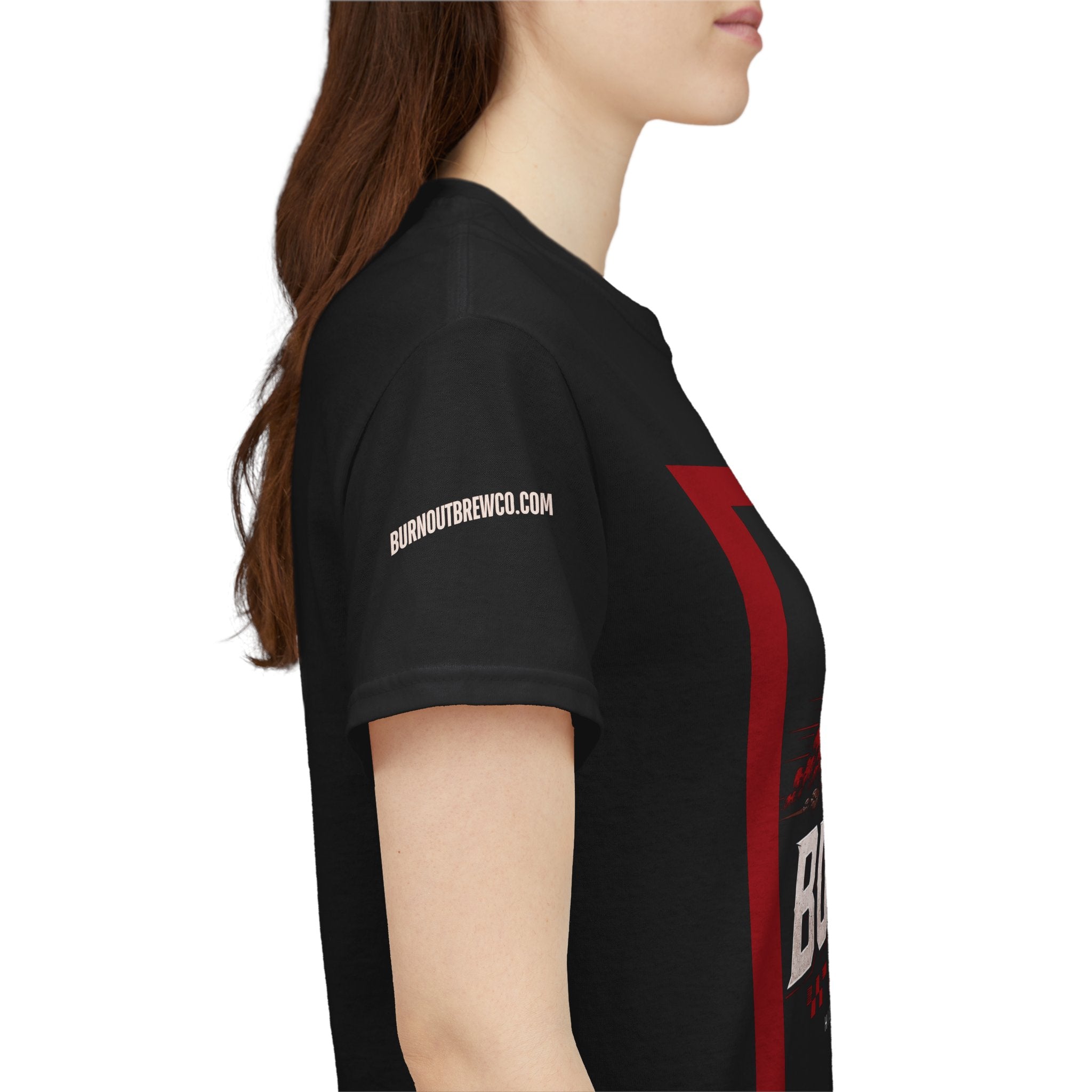 High Octane Coffee T-Shirt — Burnout Brew Co. Logo Tee