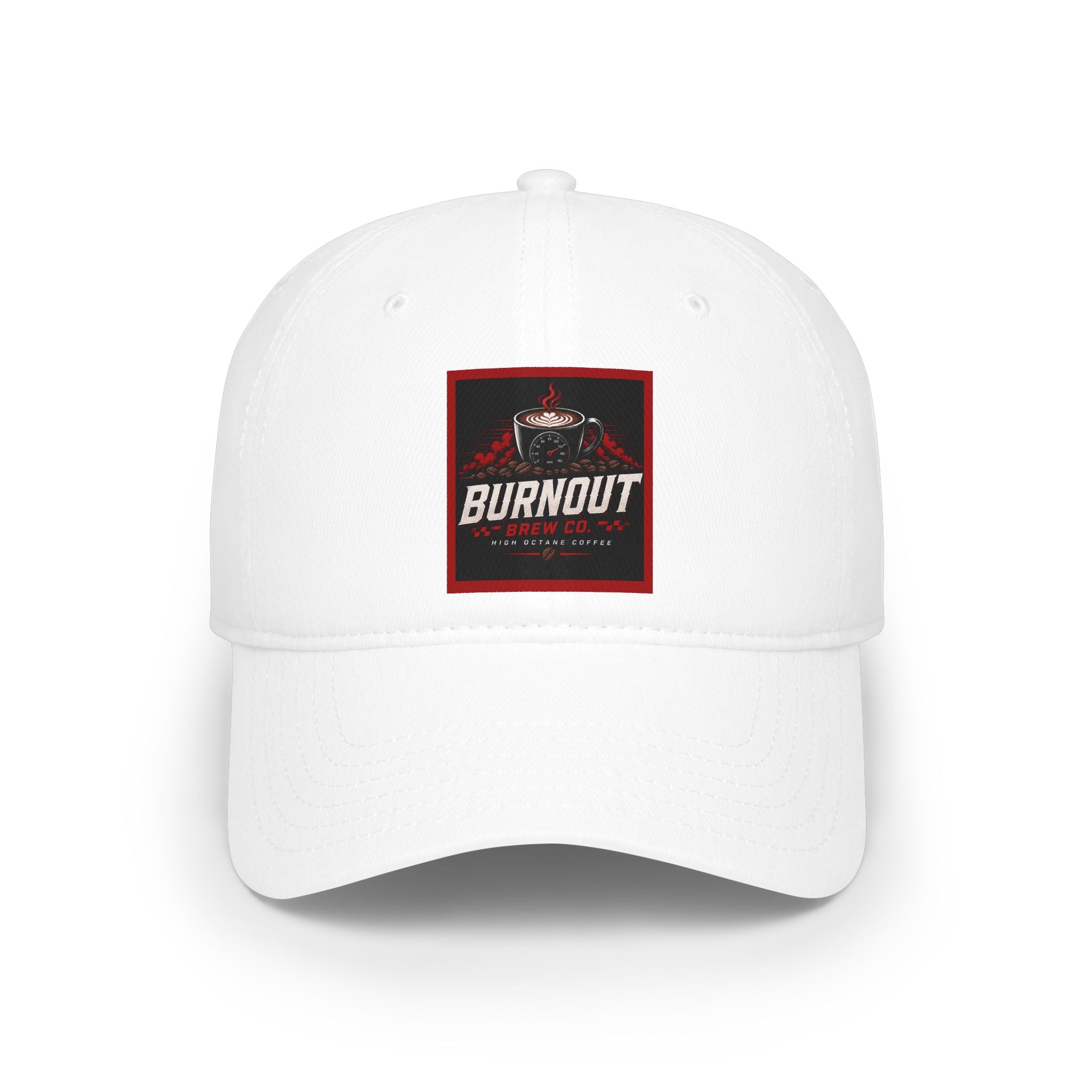 Burnout Racing Logo Cap — Low Profile Baseball Hat