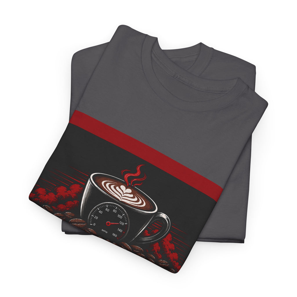 High Octane Coffee T-Shirt — Burnout Brew Co. Logo Tee