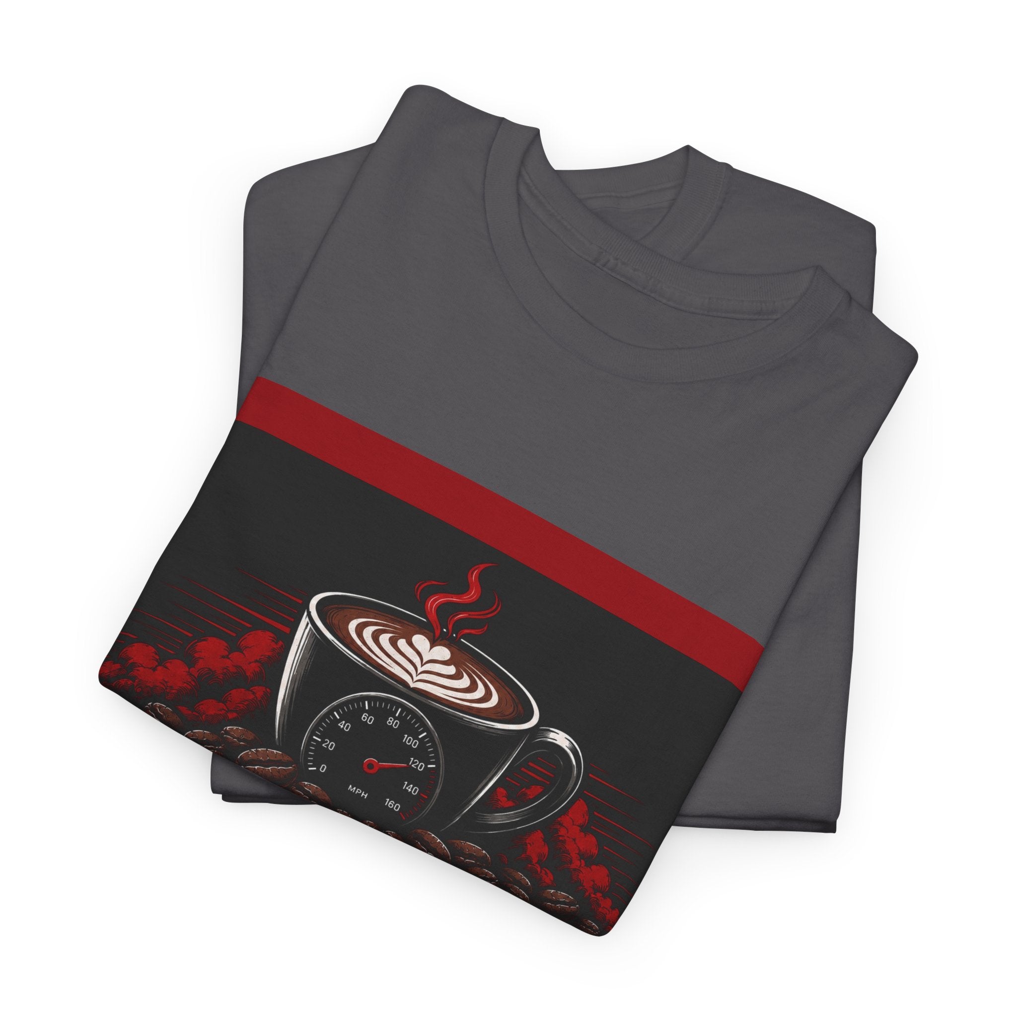 High Octane Coffee T-Shirt — Burnout Brew Co. Logo Tee