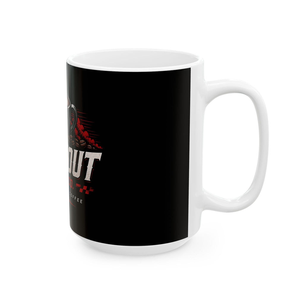 Ceramic Mug Black - "Burnout Brew Co." (11oz/15oz)