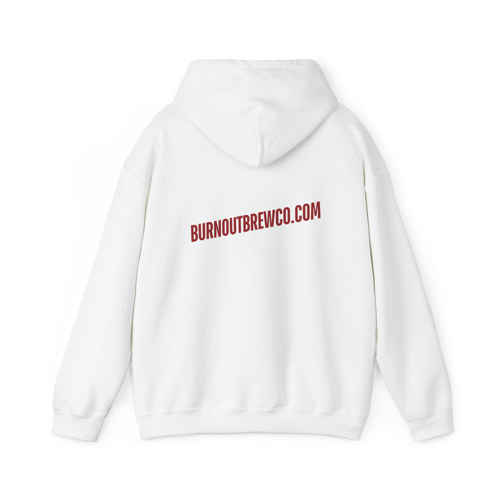 Hoodie — Burnout Brew Co. Logo Pullover (Burnout Car Graphic)