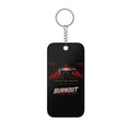 Burnout Coffee Keychain — Double-Sided Revving!