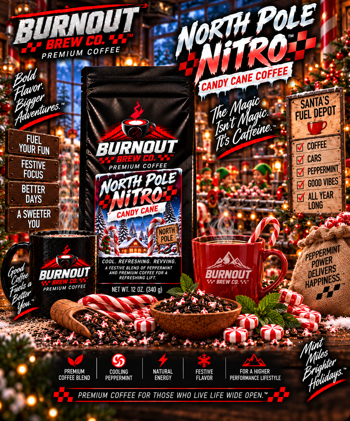 North Pole Nitro ~ Candy Cane