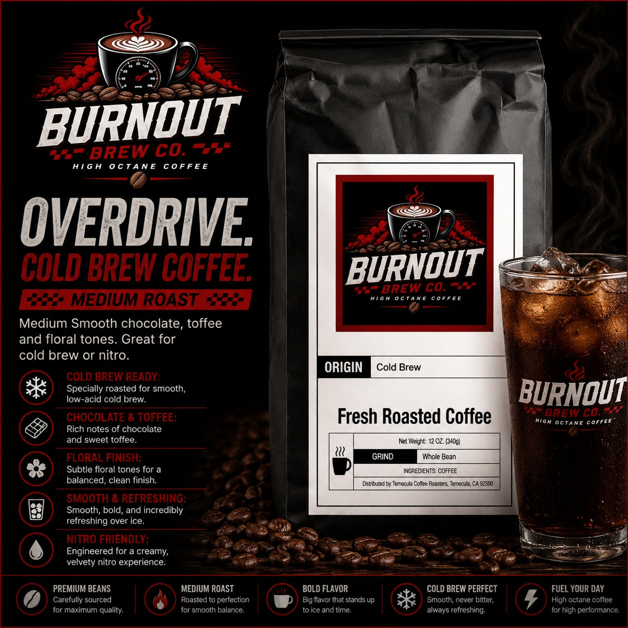 Overdrive ~ Cold Brew Coffee