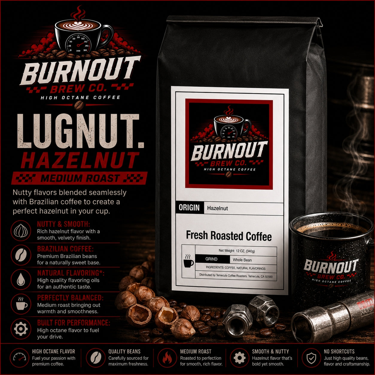 Lugnut ~ Hazelnut