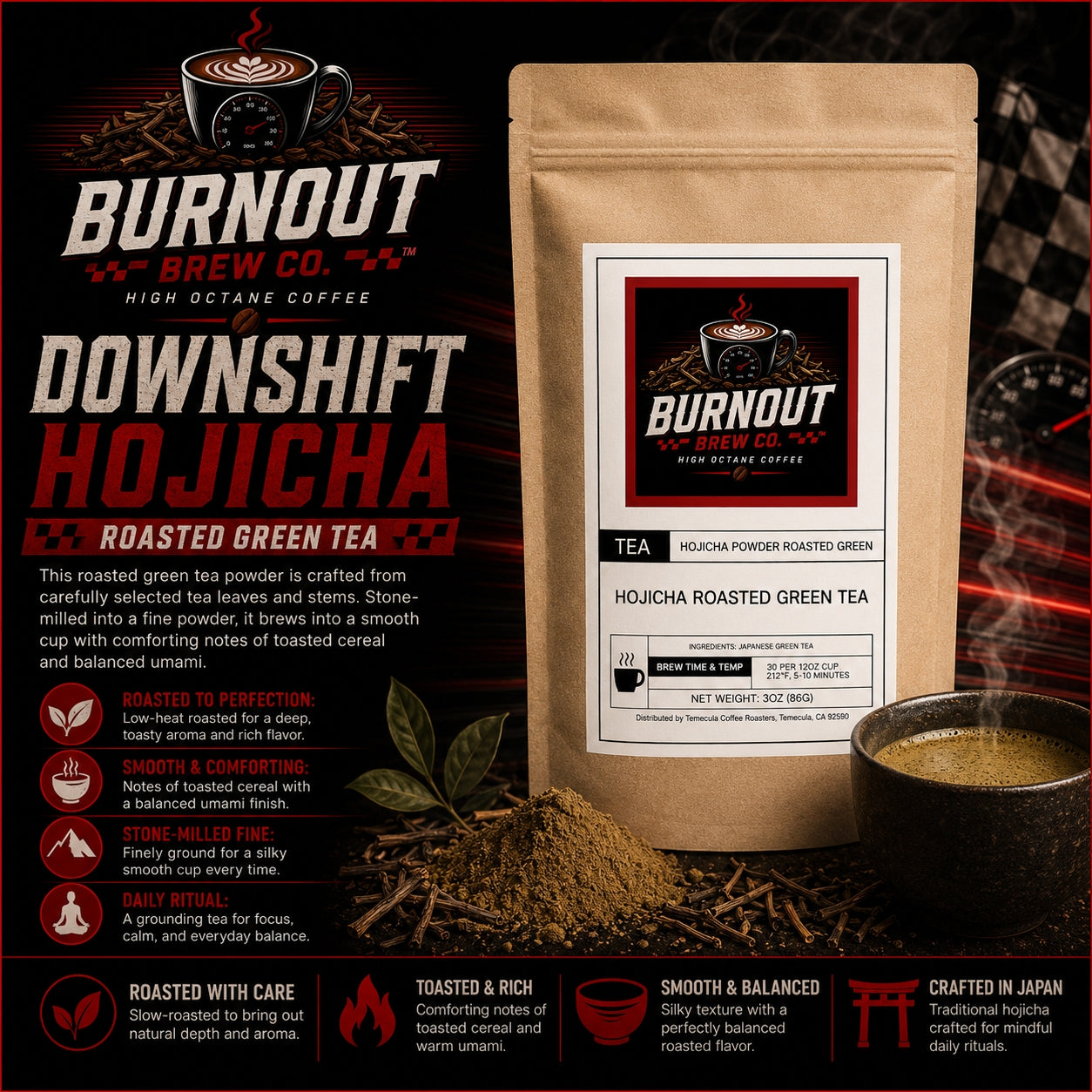 Downshift ~ Hojicha