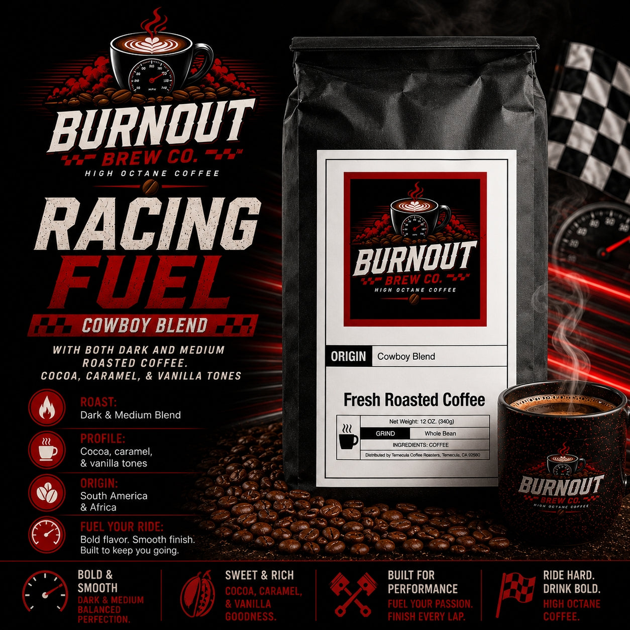 Racing Fuel ~ Cowboy Blend