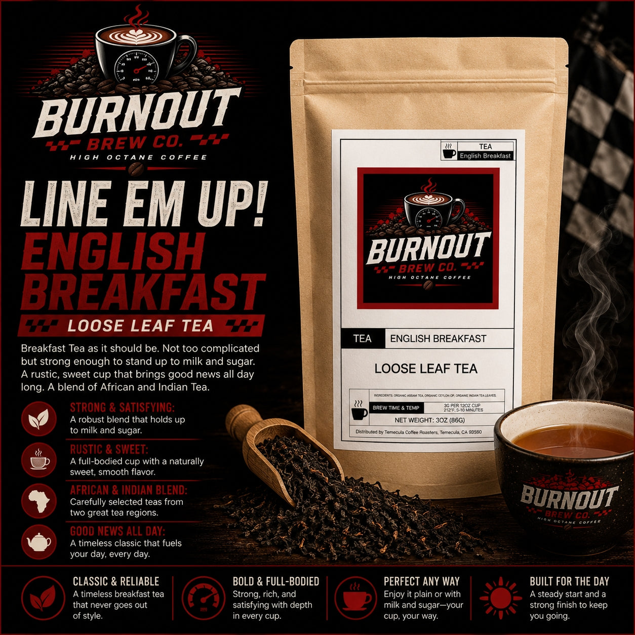 Line Em Up! ~ English Breakfast