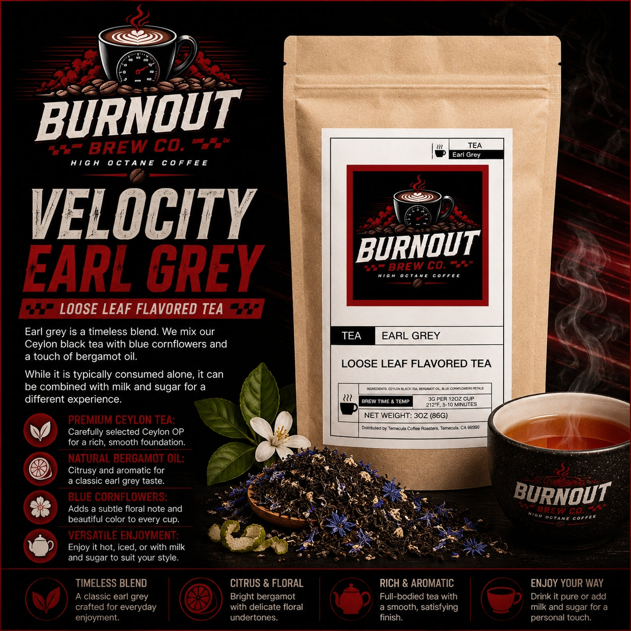 Velocity ~ Earl Grey